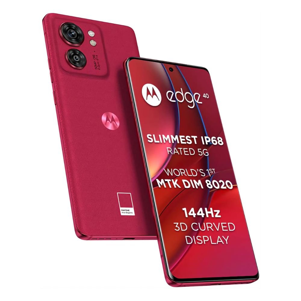 Motorola Edge 40 5G ( 8GB RAM, 256GB )(Viva Magenta) - BookAPhone