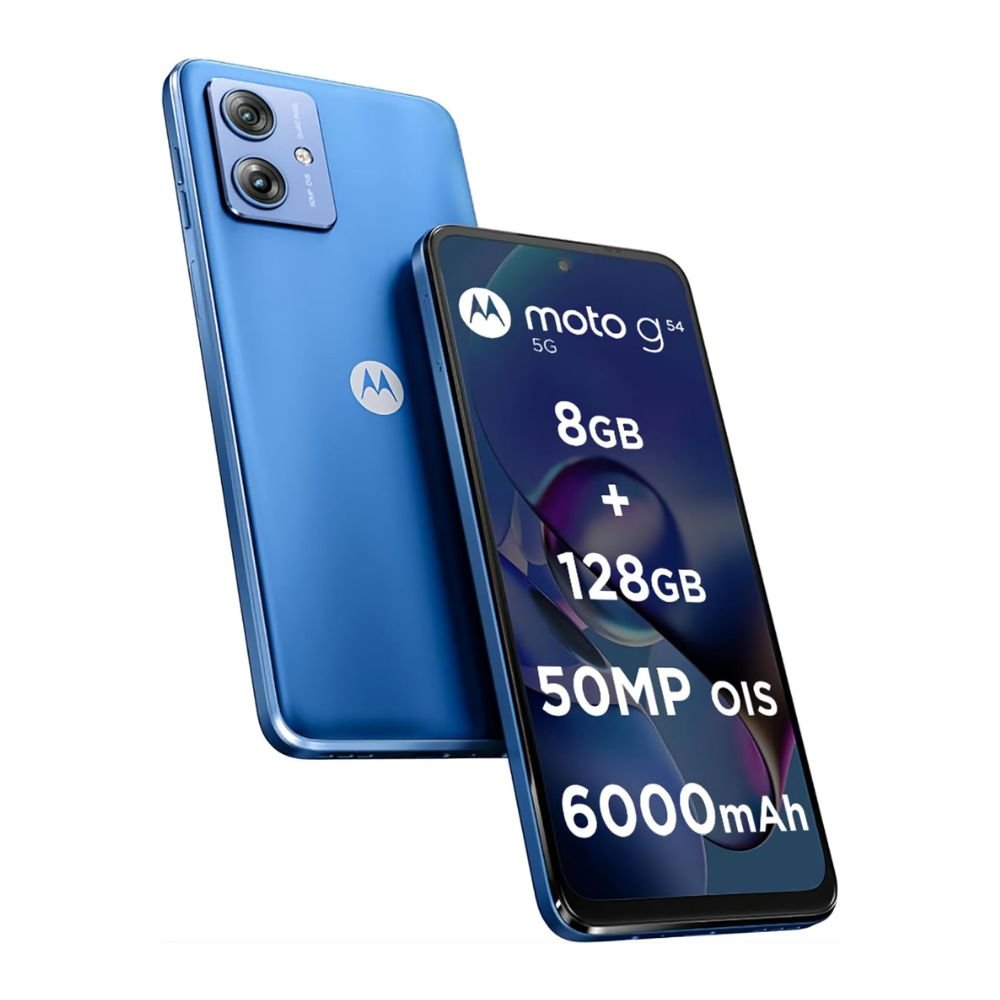 Motorola G54 5G (8GB, 128GB)(Pearl Blue) - BookAPhone
